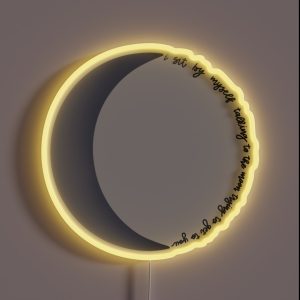 Moon Talking To The Moon Bruno Mars RGB Neon Sign