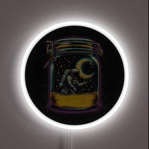Moonshine Astronaut RGB Neon Sign