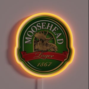 Moosehead Beer American Pale Ale RGB Neon Sign