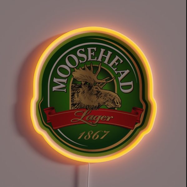 Moosehead Beer American Pale Ale RGB Neon Sign