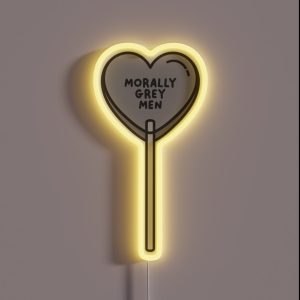 Morally Grey Men RGB Neon Sign