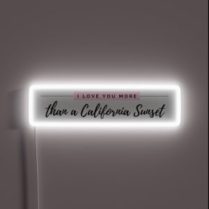 More Than My Hometown RGB Neon Sign