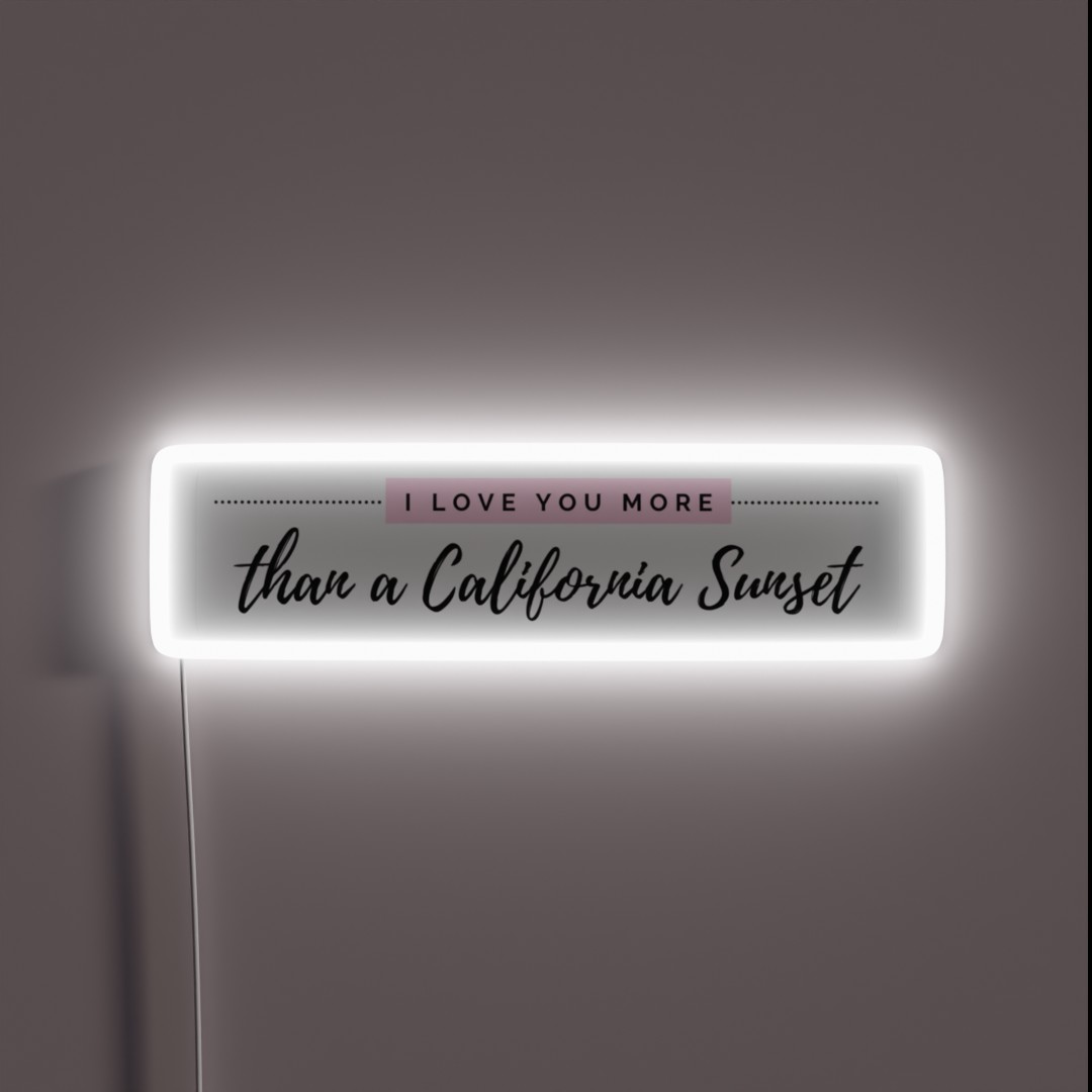 More Than My Hometown RGB Neon Sign More Than My Hometown RGB Neon Sign