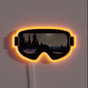 Morning Goggles Goggle Art Dopeyart RGB Neon Sign