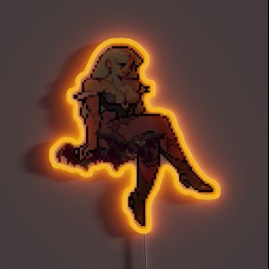Morrigan Aensland RGB Neon Sign