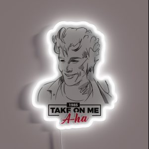 Morten Harket Take On Me A Ha RGB Neon Sign Morten Harket Take On Me A Ha RGB Neon Sign