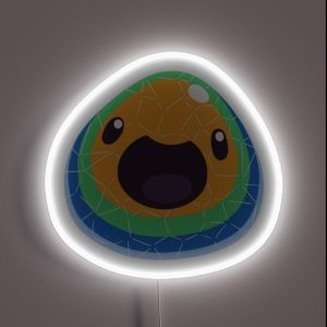 Mosaic Slime From Slime Rancher RGB Neon Sign