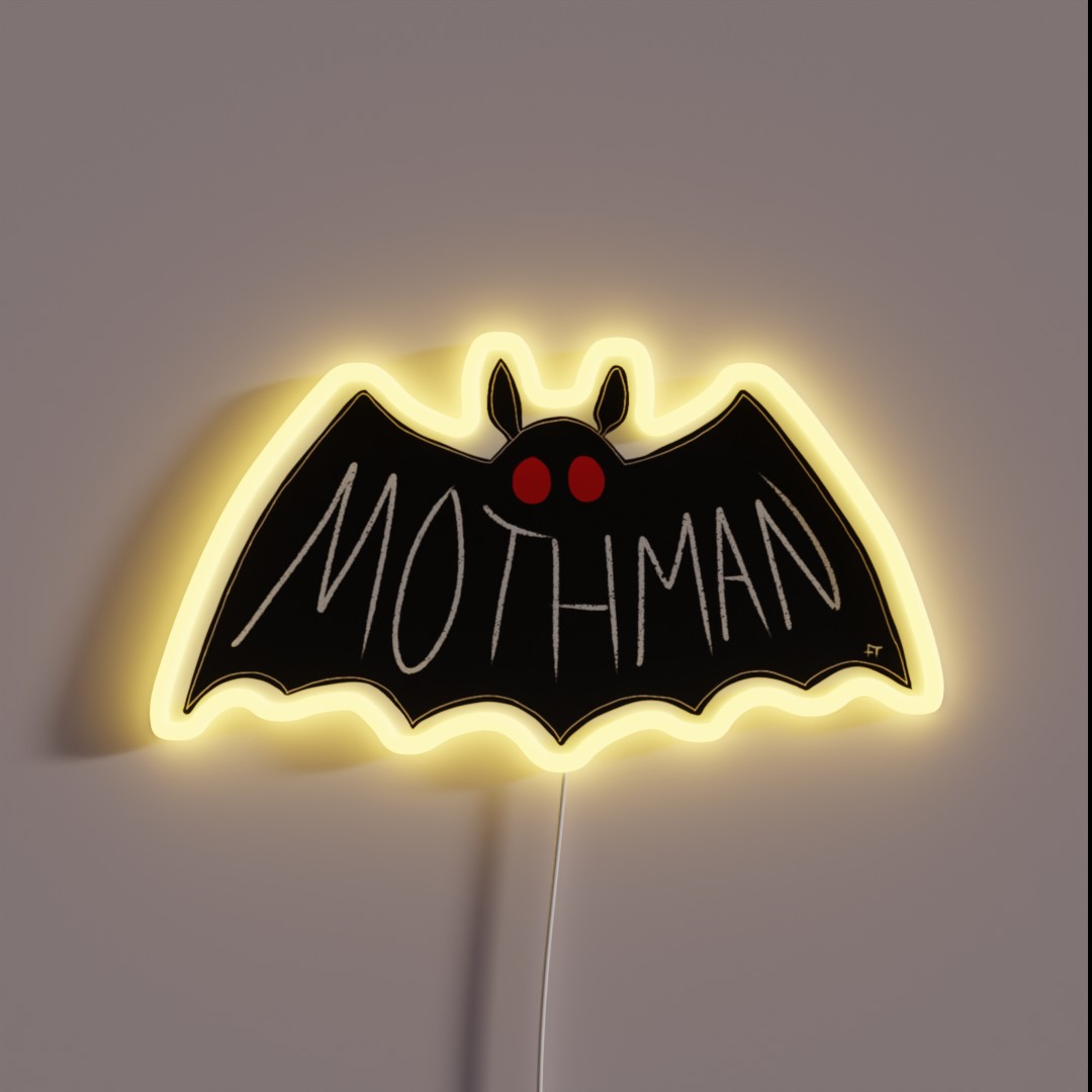 Moth Man RGB Neon Sign Moth Man RGB Neon Sign