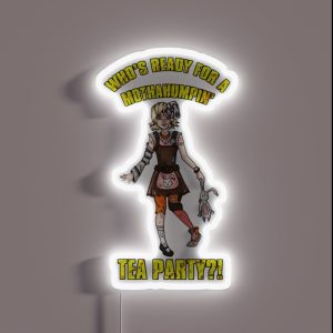 Mothahumpin TEA PARTY RGB Neon Sign