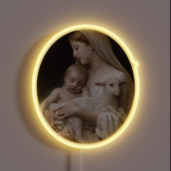 Mother Mary RGB Neon Sign