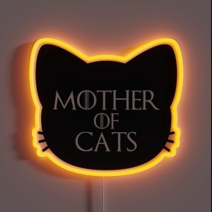 Mother Of Cats Bold RGB Neon Sign