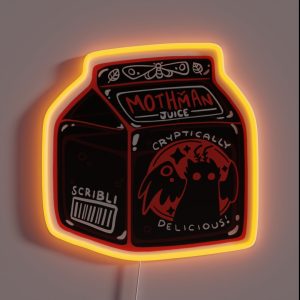 Mothman Juice RGB Neon Sign