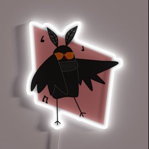 Mothman Partying RGB Neon Sign Mothman Partying RGB Neon Sign