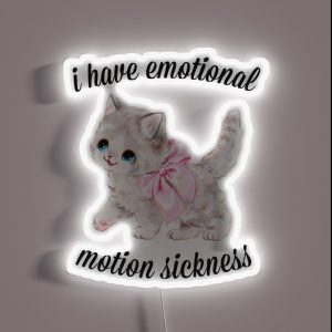 Motion Sickness RGB Neon Sign Motion Sickness RGB Neon Sign