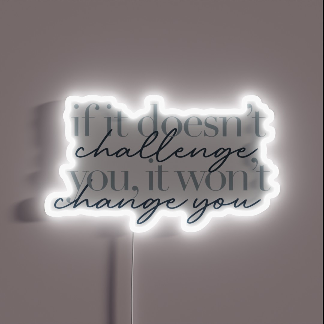 Motivational Quote RGB Neon Sign Motivational Quote RGB Neon Sign