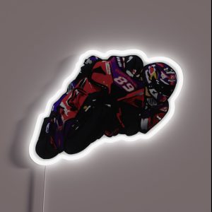 Motogp Rider RGB Neon Sign