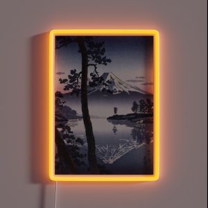 Mount Fuji From Tago Bay RGB Neon Sign
