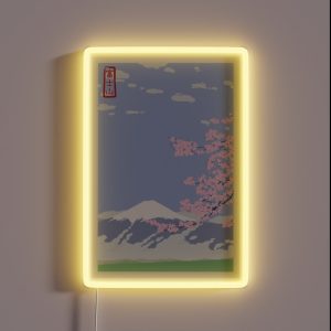 Mount Fuji RGB Neon Sign
