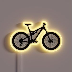 Mountain Bike Bicycle RGB Neon Sign