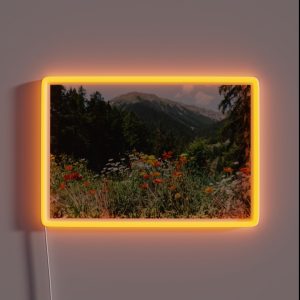 Mountain Garden RGB Neon Sign
