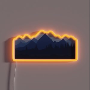 Mountain Life RGB Neon Sign