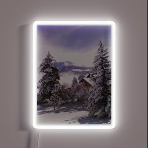 Mountains Landscapes RGB Neon Sign