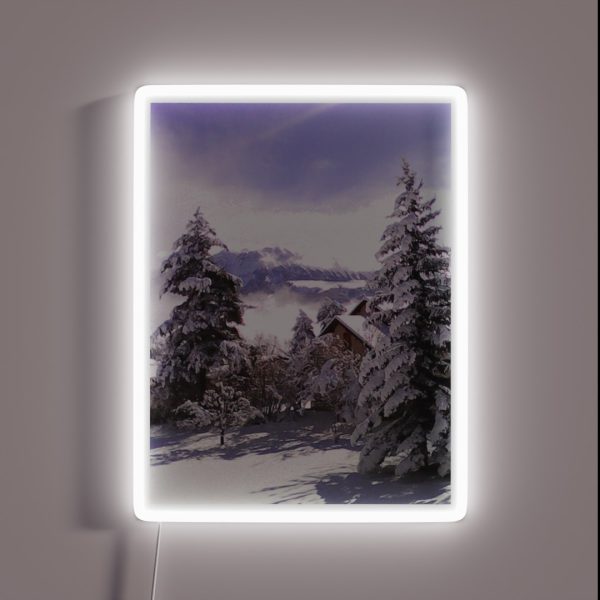Mountains Landscapes RGB Neon Sign