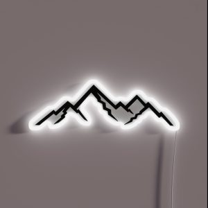 Mountains RGB Neon Sign