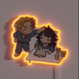 Mouthwashing Anya And Jimmy RGB Neon Sign Mouthwashing Anya And Jimmy RGB Neon Sign