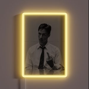 Mr Anderson Middle Finger RGB Neon Sign