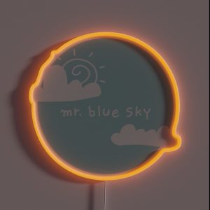 Mr Blue Sky RGB Neon Sign Mr Blue Sky RGB Neon Sign
