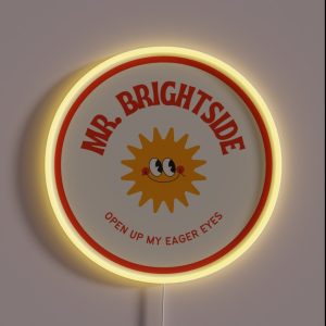 Mr Brightside The Killers RGB Neon Sign Mr Brightside The Killers RGB Neon Sign