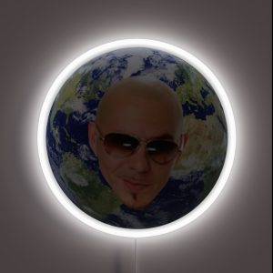 Mr Worldwide RGB Neon Sign