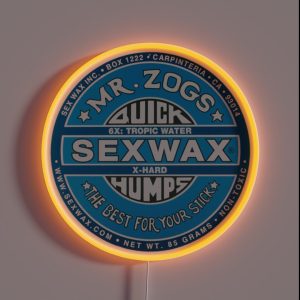 MR ZOGS Circle In Blue X RGB Neon Sign MR ZOGS Circle In Blue X RGB Neon Sign