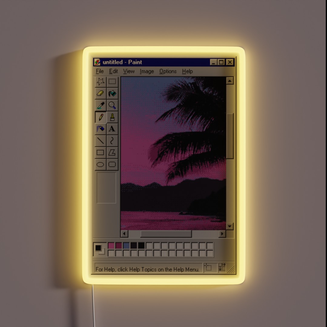 MS Sunset RGB Neon Sign MS Sunset RGB Neon Sign