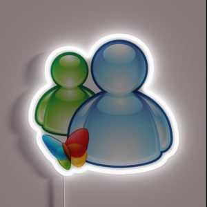 MSN LOGO RGB Neon Sign
