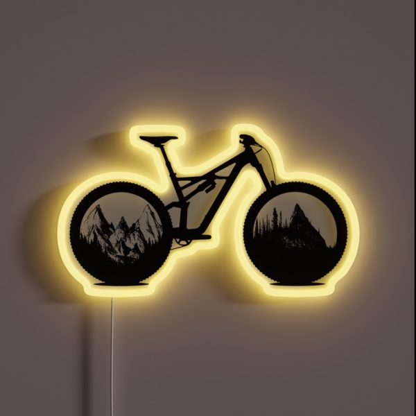 MTB Enduro RGB Neon Sign