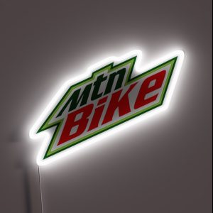 MTB Mountain Bike RGB Neon Sign MTB Mountain Bike RGB Neon Sign