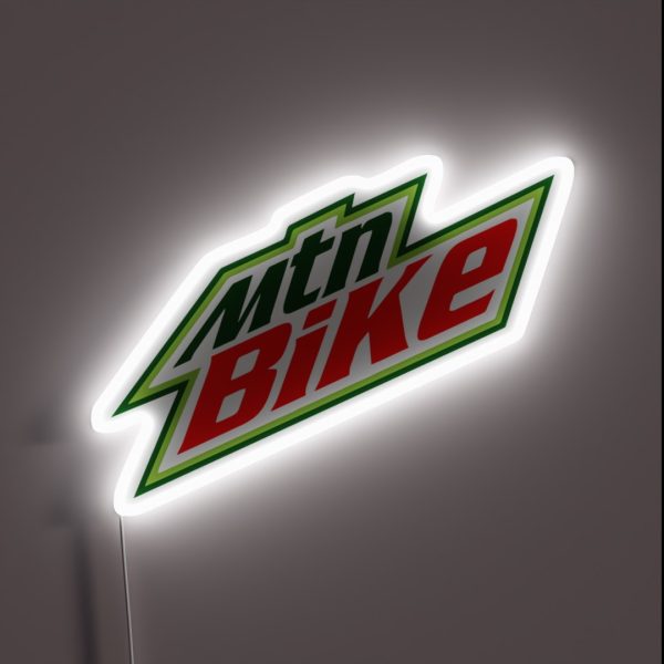 MTB Mountain Bike RGB Neon Sign