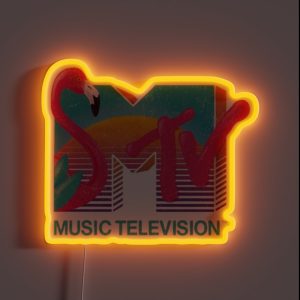 MTV Flamingo RGB Neon Sign MTV Flamingo RGB Neon Sign