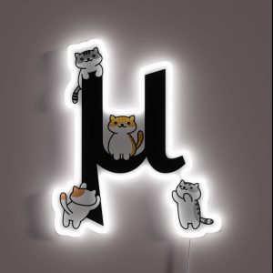 Mu Cats RGB Neon Sign