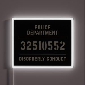 Mugshot Sign RGB Neon Sign