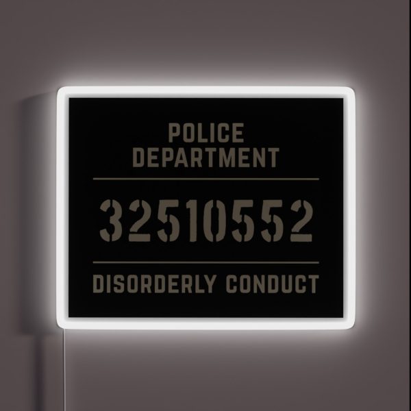 Mugshot Sign RGB Neon Sign