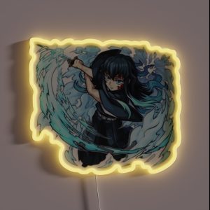 Muichiro Tokito Demon Slayer RGB Neon Sign