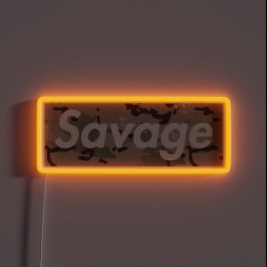 Multicam Savage RGB Neon Sign