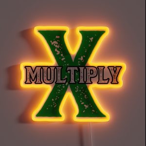 Multiply RGB Neon Sign