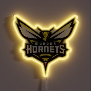 Murder Hornets Sports Logo RGB Neon Sign