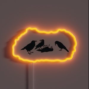 Murder Of Crows RGB Neon Sign Murder Of Crows RGB Neon Sign