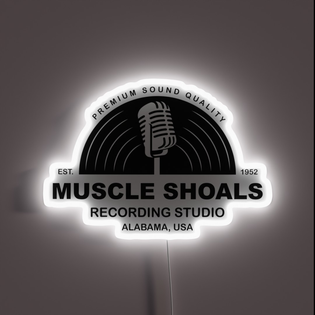 Muscle Shoals Recording Studio Official RGB Neon Sign Muscle Shoals Recording Studio Official RGB Neon Sign