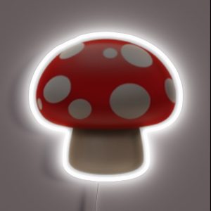 Mushroom Emoji RGB Neon Sign Mushroom Emoji RGB Neon Sign